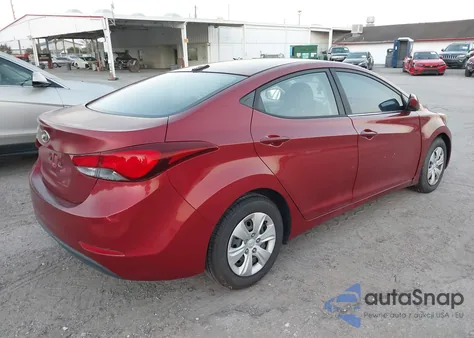 2016 Hyundai Elantra Se from USA, damaged, VIN 5NPDH4AE7GH789594